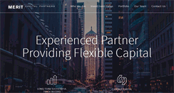 Desktop Screenshot of meritcapital.com