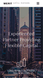 Mobile Screenshot of meritcapital.com